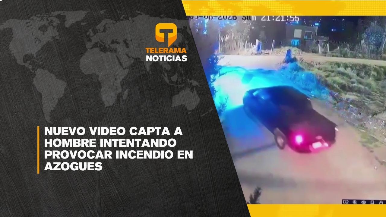 Nuevo video capta a hombre intentando provocar incendio en Azogues